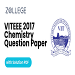 VITEEE 2017 Question Paper with Answer Key PDF for Chemistry ZPYP